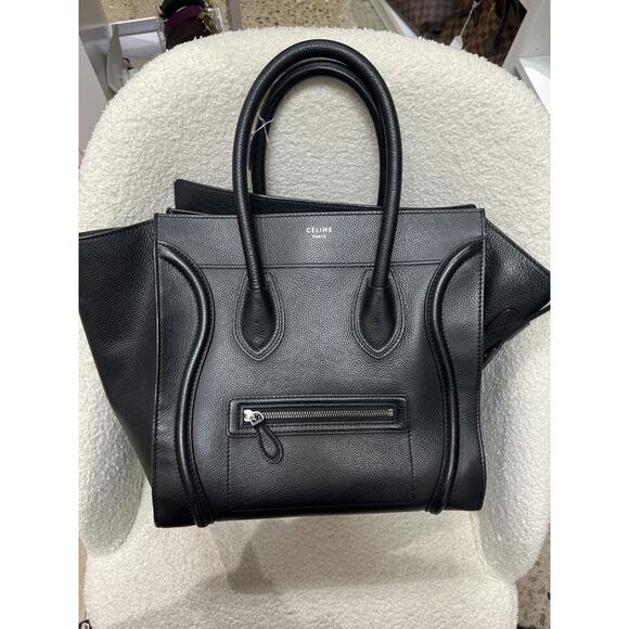 Celine Black Luggage Tote Bag - Like New with Dustbag - Picture 3 of 10